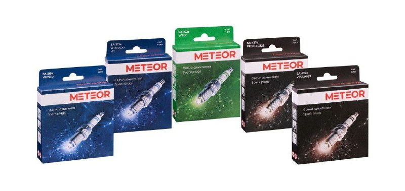 В продажу поступили новые свечи зажигания Meteor