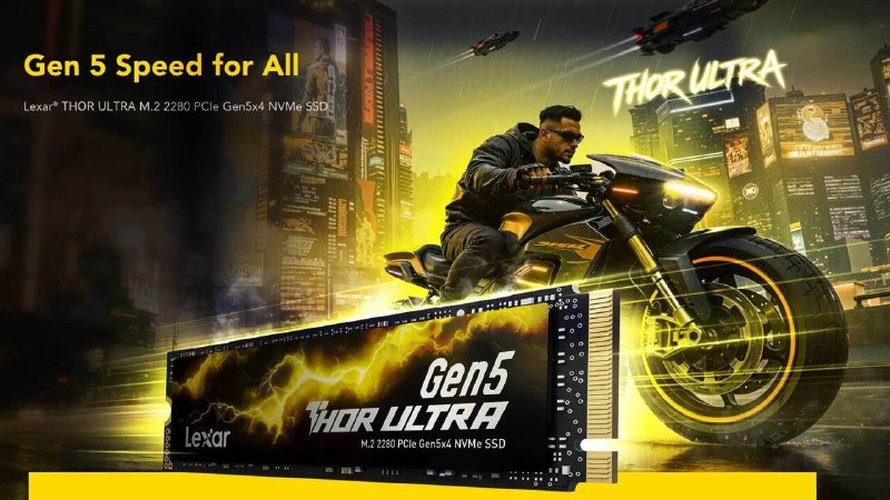 لیون کامپیوتر: 💾 لکسار با THOR ULTRA به سرعت ۱۱ گیگابایت بر ثانیه رسید!🚀 لکسار با SSDهای PCIe 5.0، ظرفیت تا ۴ ترابایت و سرعت نوشتن تا ۱