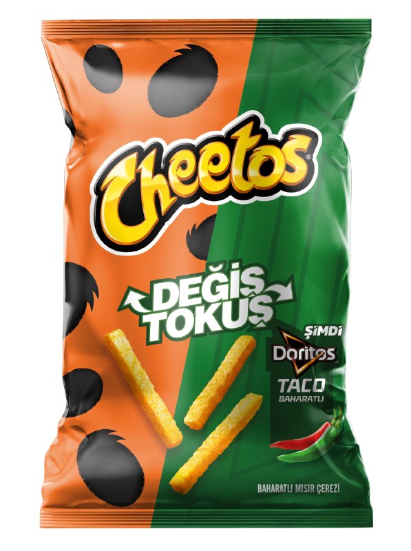 Cheetos Fırından Taco Baharatlı Mısır Çerezi Süper Boy 100 g