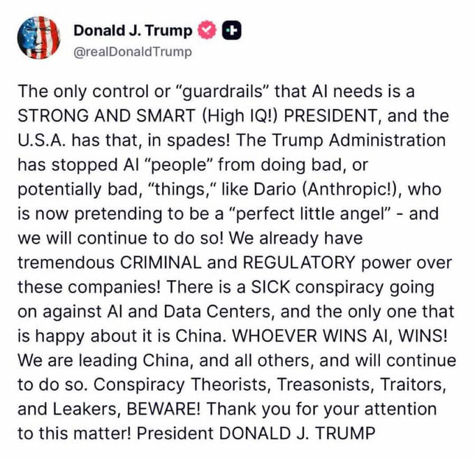 El presidente Trump está respondiendo con fuerza a
