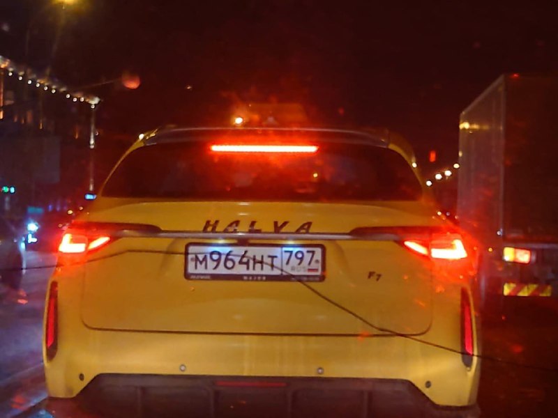 Новая модель в такси на дорогах Москвы