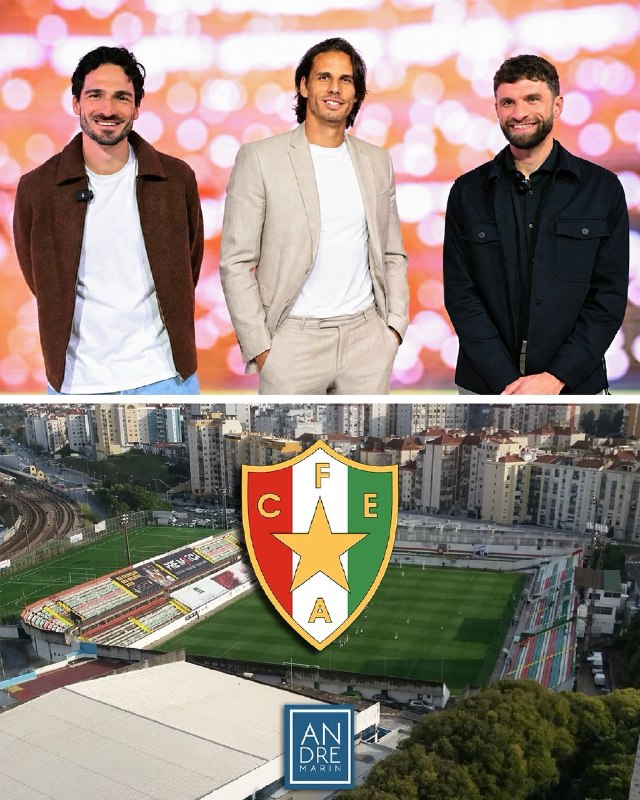 Futball Bad Tv ⚫: توماس مولر، متس هوملز، یان زومر و لوکاس هرناندز به صورت مشترک باشگاه استرلا آمادورا پرتغال رو با ۴۰ میلیون یورو خریداری 