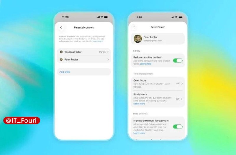 فناوری فوری📡: چتجیپیتی حالتی اختصاصی برای استفاده نوجوانان از هوش مصنوعی معرفی کرد🔹این حالت در ChatGPT برای کاربران ۱۳ تا ۱۷ ساله ی