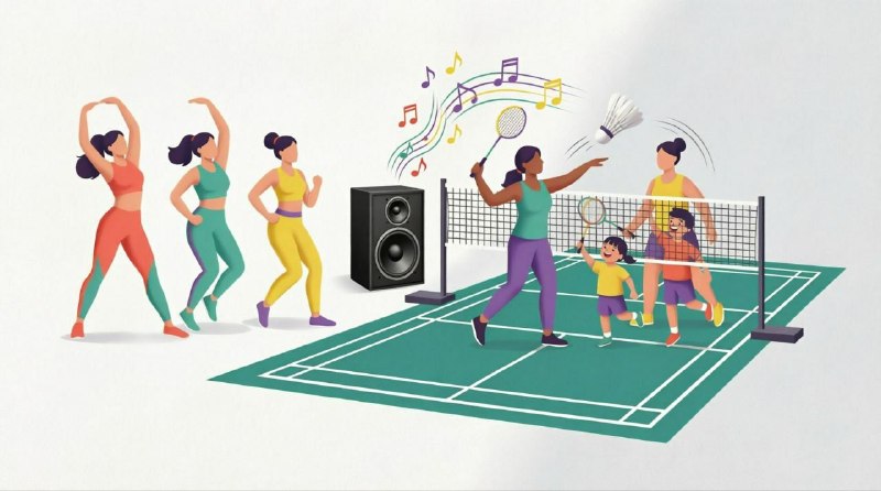 شاهین شهرزیبا👉: 🏸🏸 اگه خسته از روزمرگی، بیحالی و ورزش های تکراری هستی، #بدمینتون همون چیزیه که نیاز داری!‼️ ۳۵۰ تا ۴۰۰ کالری رو فقط در ی
