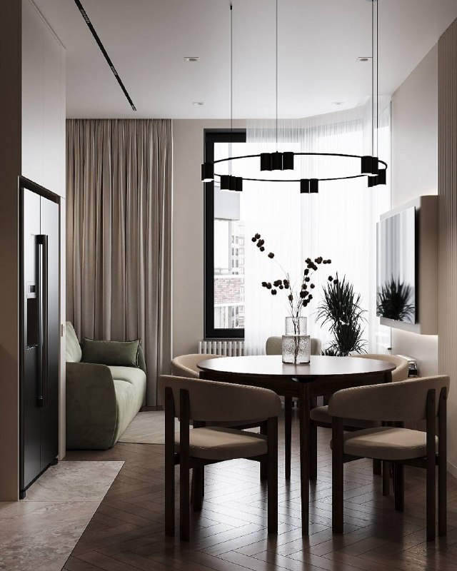 Кухня-гостиная 20,1 кв.м Дизайн JEEVA DISIGN | Декор Интерьер Дизайн - изображение 8 - кухня, гостиная, дизайн