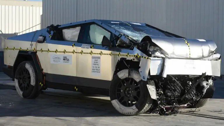 Tesla Cybertruck прошел краш-тесты с отличием, но вопрос о безопасности пешеходов остаётся открытым 2