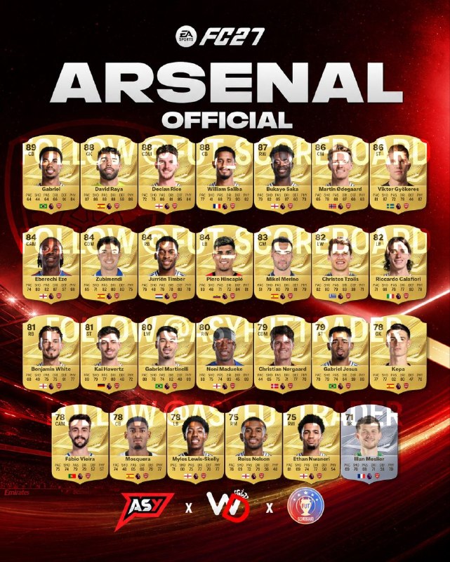 EA SPORT FIFA: #رسمیریتینگ رسمی ۳ تا از تیم های PL معرفی شدنMan CityLiverpoolArsenal📣 کامنت 💬 و ری اکشن ❤️🔥 فراموش نشه ستونا 🌹➖➖➖➖➖➖➖➖