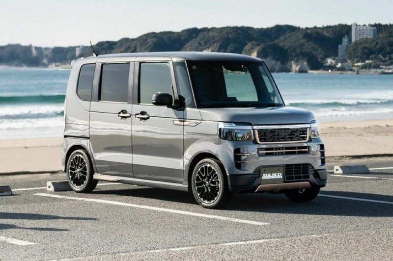 Honda N-Box получила тюнинг в стиле Range Rover 4