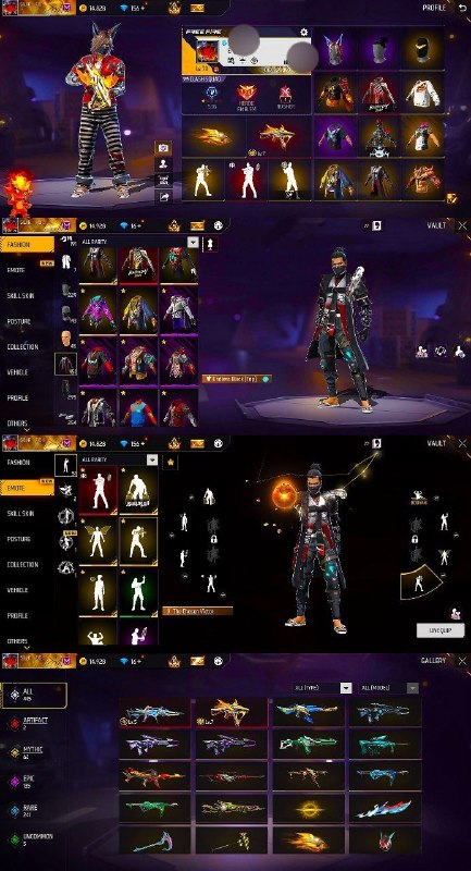 دنیای اکانت فری فایر freefire: 8780. Gh