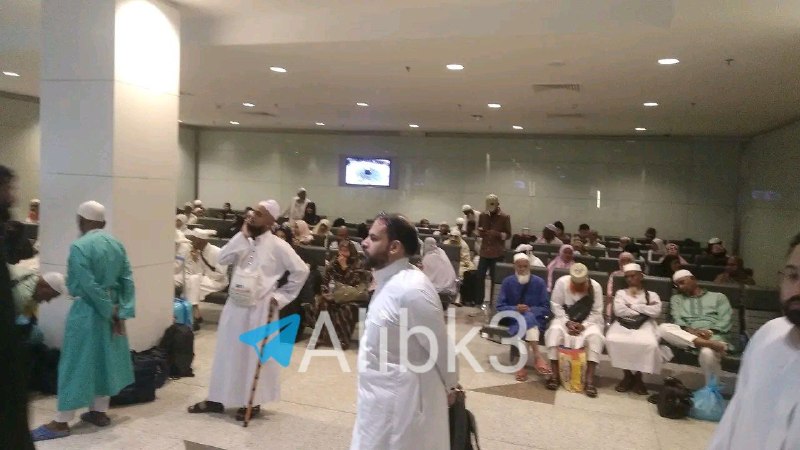 The flights stop at Riyadh airport.