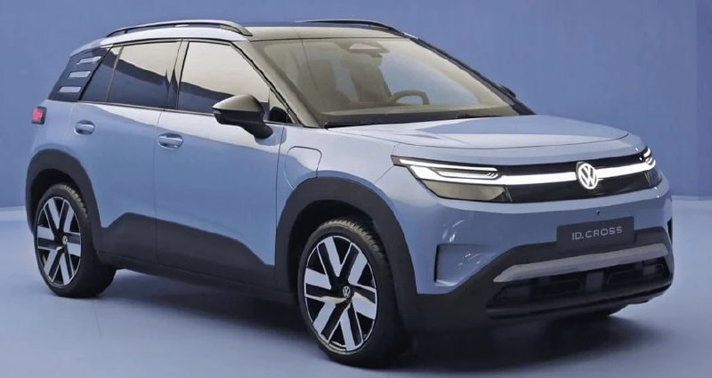 Новый Volkswagen ID.Cross рассекретили до премьерыВ сеть попали первые фотографи