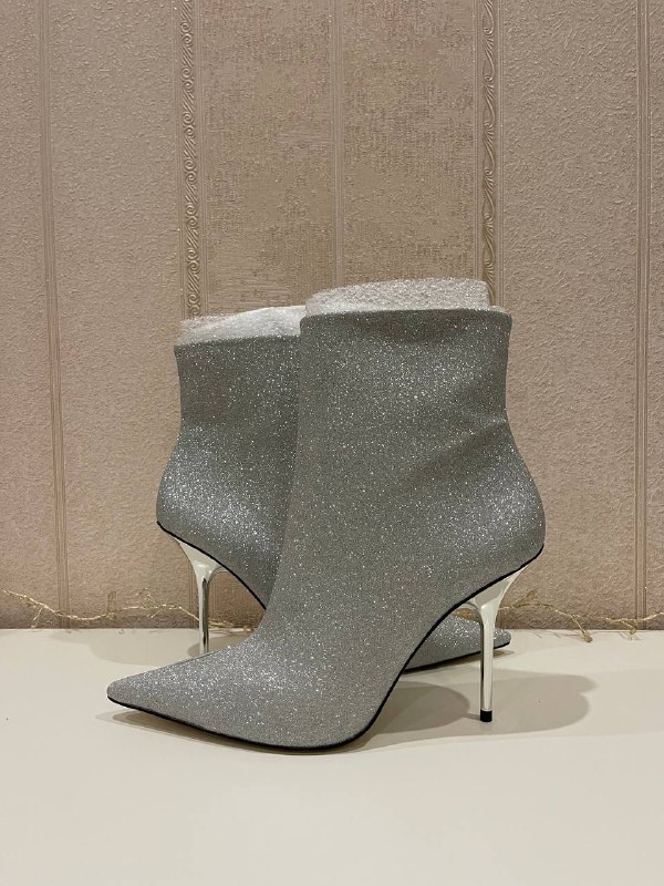 👢 Сапожки с глиттером от Good American — фото 1