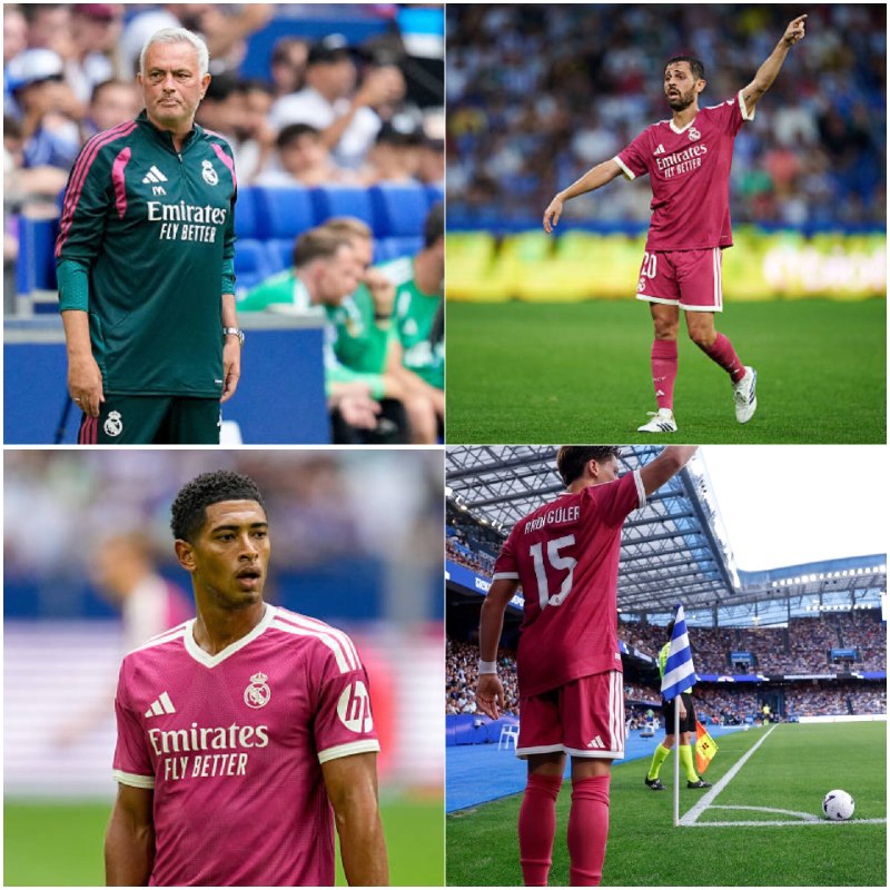 رئال ‌مادرید توییت | Real Madrid Tweet: ⚽️🗣 خوزه کالدرون (کوپه) :"مورینیو تلاش خواهد کرد برناردو سیلوا و گولر رو به بازیکن‌های خط هافبک از نوع شماره ۶ یا ۸ تبدی
