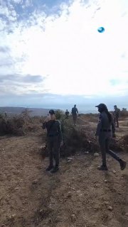 🇮🇱 An MGB police officer sprays gas into the face of a guy who is standing and did nothing today in the evacuation of Givat Netzach Shmuel Binyamin. The police refused to comment on the incident and claimed that there was also violence during the evacuation by the youth towards the policemen to Elhanan Groner's Telegram channel: Elhanan Groner.