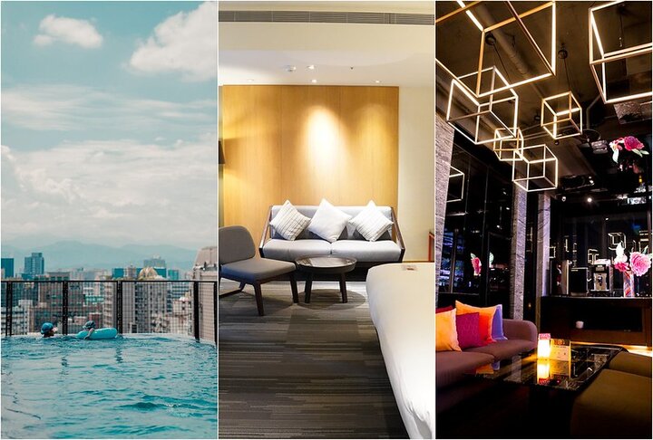 【台北中山｜住宿】台北中山雅樂軒。8/1重新啟用空中泳池，近中山國小捷運站、24小時晴光商圈，房間新穎又有酒吧