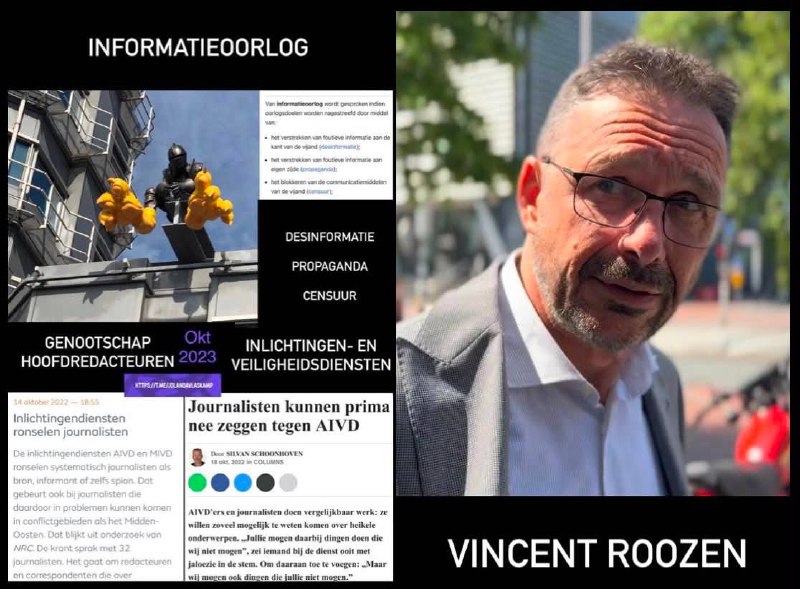 Nieuwe video van 27-5-2026…..👇🙃 SG BZK Vincent Roozen vraag gesteld over AIVD en ronselen journalisten/hoofdredacteure...