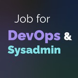 Логотип Job for Sysadmin & DevOps