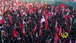 🎥 תחילת הקבורה של גופתו של מר נהרג איראן ממסגד ג'מקראן בקום