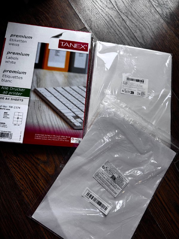 Бумага для стикеров, самоклеящаяся. — фото 1