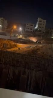 הרגע שבו כוחות ישראל נסוגים מהעיר שכם לכיוון אזור עין קקוב.
