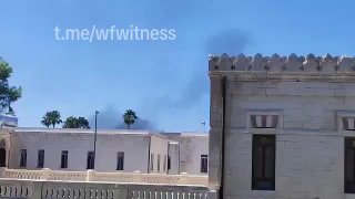 ️🇸🇾 עוד צילומים של תוצאות הפיצוץ בסוריה.