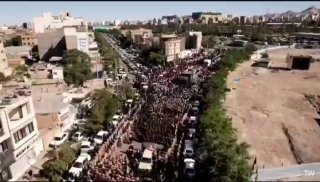 🎦 שיירת הנפגעים נכנסה לרחובות משהד