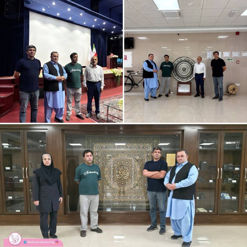 انجمن حمایت از بیماران مبتلا به سرطان مهرانه زنجان: جناب آقای دکتر شمس؛ دکتر داروساز از کشور افغانستان به همراه جناب آقای مهندس میانجی؛عضو محترم هیئت مدیره مهرانه و جمعی از