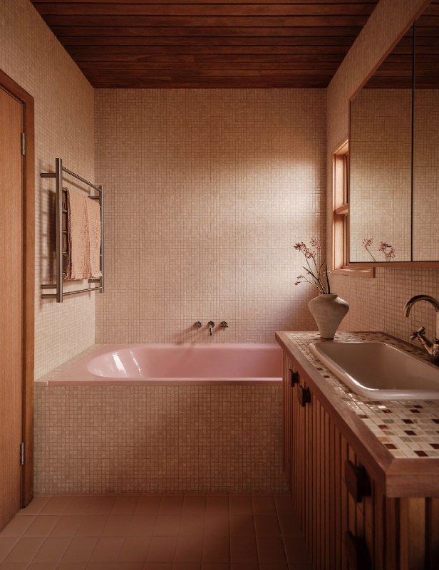 Renovated 1960s Bathroom 1960s residence, Newport, northern Sydney, New South Wales, Australia Source Link Join - изображение 1 - 1960s, renovated, bathroom
