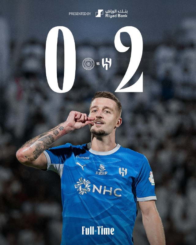 فوتبالی | Footballi.net: 🌬 پایان بازی 🇸🇦 الشباب 0⃣ - 2⃣ الهلال 🇸🇦🔥 الهلال دست‌بردار نیست، پنجمین پیروزی متوالی در لیگ عربستان👀 الهلال ۱۵ امتیازی 