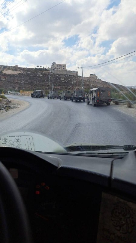 Urgent: attack on the city of Nablus from checkpoint 17.
