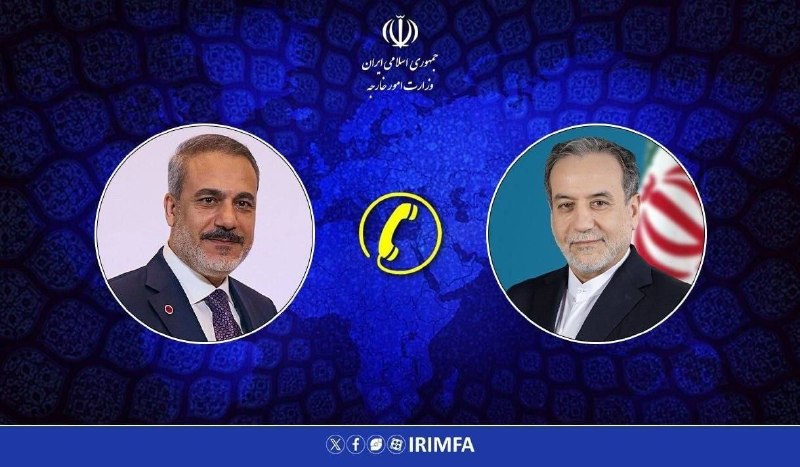 شبکه خبر: 🔺گفت‌وگوی تلفنی وزرای امور خارجه ایران و ترکیه🔹وزیر امور خارجه کشورمان ضمن تشریح آخرین وضعیت گفت‌وگوهای دوجانبه ایران با