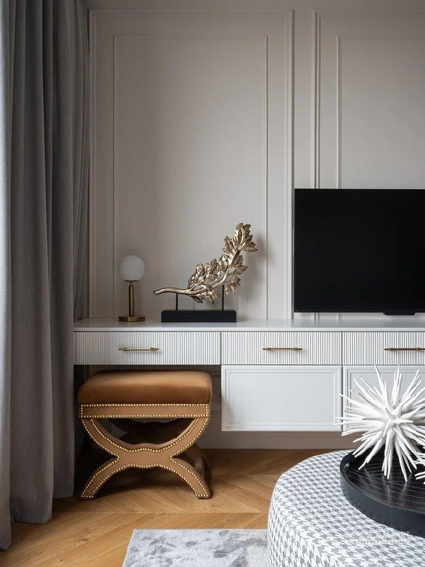 Квартира 50 м Планировку почти не меняли лишь перенесли вход в спальню из прихожей в гостиную так она стала приватнее, а в коридоре появилось место... - изображение 5 - прихожей, дизайн, квартира