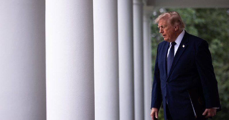 Claims in the American media about Trump's sudden return to the White House and leaving Camp David