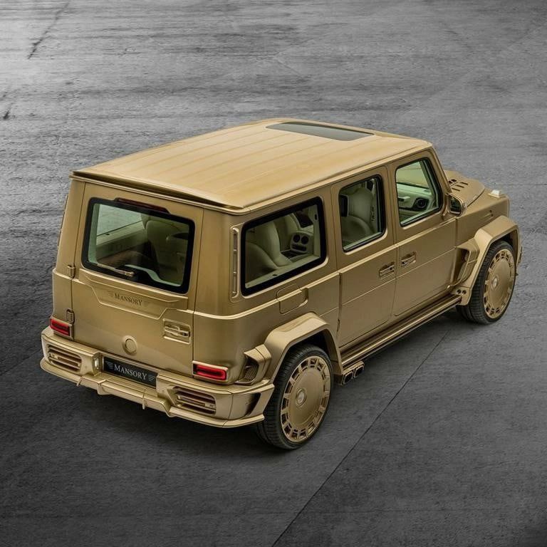 MANSORY ПРЕВРАЩАЕТ G-CLASS В ЗОЛОТОЙ СЛИТОК НА КОЛЕСАХ 3