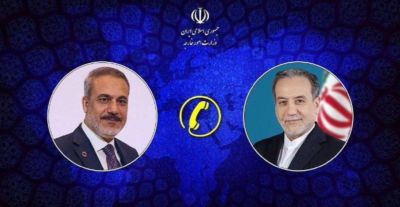 اخبار 20:30 🇮🇷: 🔴تاکید وزرای امور خارجه ایران و ترکیه بر ضرورت جلوگیری از تشدید تنش‌ها🔹عراقچی، وزیر امور خارجه جمهوری اسلامی ایران و هاک
