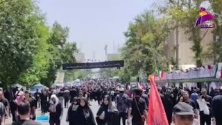 אל-עהד: מיליונים משתתפים בהלוויית "הסייד עלי ח'אמנאי ההרוג" בטהרן