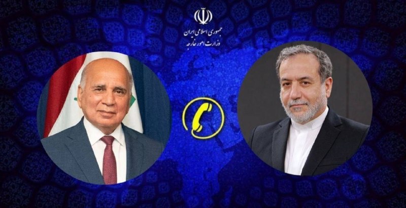 شمانیوز: 🔺گفتگوی عراقچی و همتای عراقی خود درباره تحولات منطقه🔹 وزیر امور خارجه ایران و عراق، در گفتگوی تلفنی، آخرین تحولات امنیتی