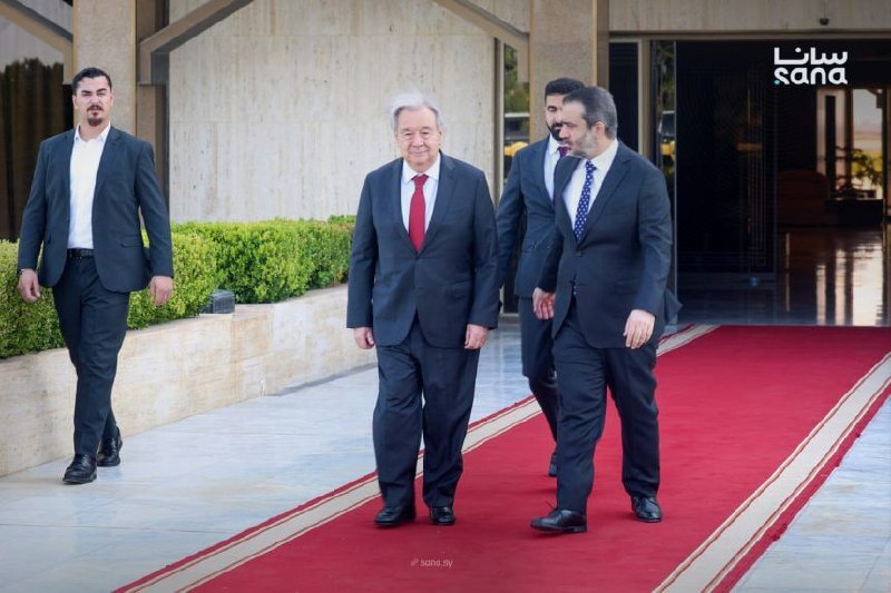 מזכ"ל האו"ם הגיע לדמשק
