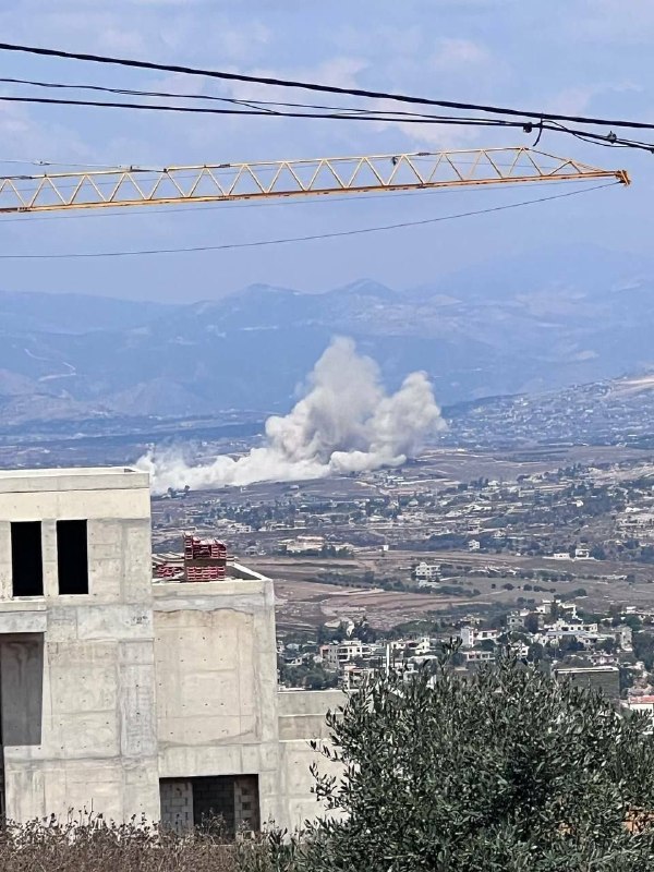 דחוף: צבא הכיבוש ביצע פיצוץ בין העיירות טייבה וקאנטרה, דרומית ללבנון