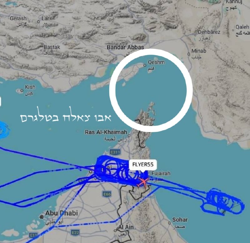 הידעתם ש 90 אחוז מהדיווחים על התקיפות במיצר הורמוז באזור המסומן בעיגול היו דיווחים מוכפלים כפול 10?
