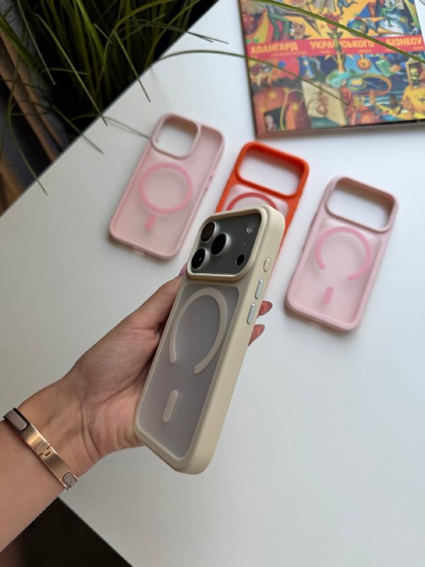 📱Чохли Чохол iPhone Colour MagSafe Beige, фото 2