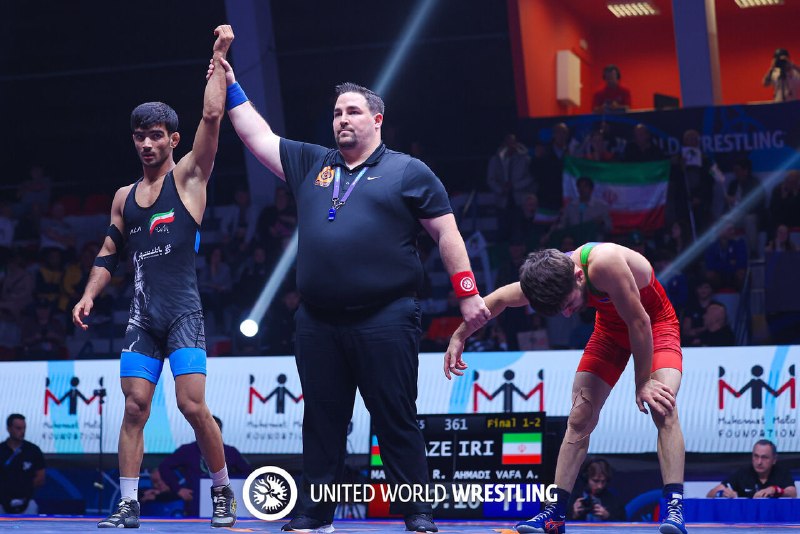 World Championship Wrestling; The advancement of Iran's two lightweights to the finals.
