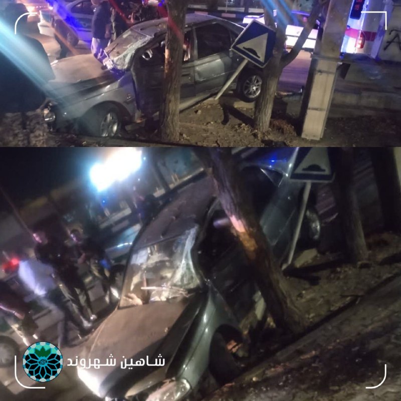 شاهین شهر وند: 📌 حادثه رانندگی در محدوده پمپبنزین شاهینشهر #پیام_شهروند🔹شب گذشته این تصادف در نزدیکی پمپبنزین شاهینشهر رخ داده . مت