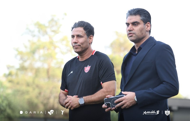 ♥️ کانال هواداران پرشین ♥️: 🔴 جلسه مدیرعامل و سرمربی پرسپولیس برگزار شد جلسه دکتر پیمان حدادی، مدیرعامل باشگاه پرسپولیس، با مهدی تارتار، سرمربی تیم،