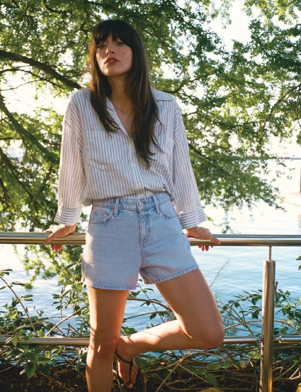 Шорты ZARA. Mom-fit