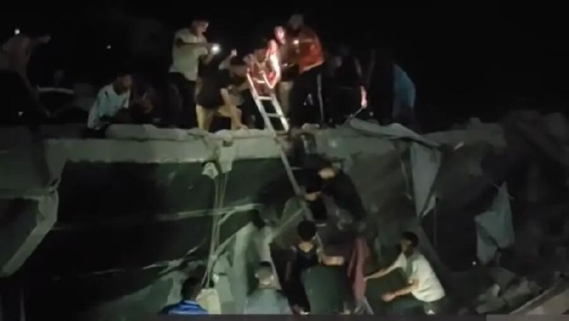 11 בני אדם נרצחו לאחר קריסת בניין שנפגע בעזה