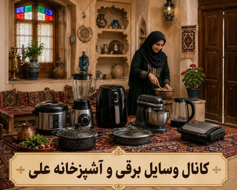 مطالعات اجتماعی اهواز: 🍽 لـــیـــنــک عـــضـــویـــت در کـــانــــال فـــروش آنــــلایــــن لـــــوازم بــــرقـــــــی و آشـــپــــزخـــانــــه