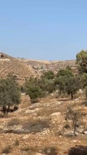 הכיבוש ממשיך לחפור ולבנות דרך התיישבות באדמות הכפר "אל-מג'ד" ממערב לעיר דורה, מדרום לחברון.