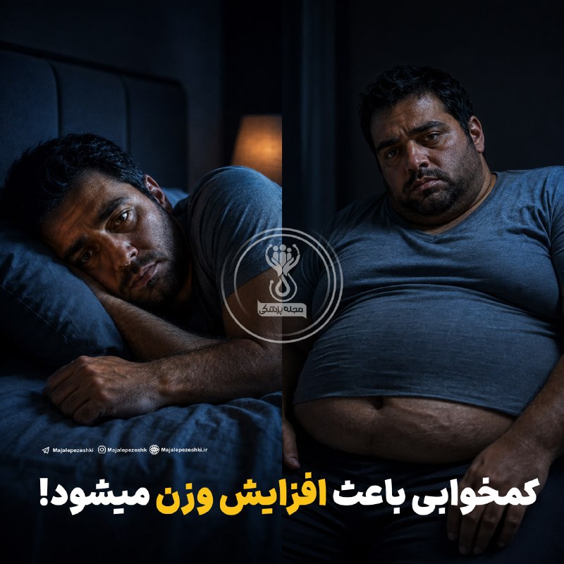 تورکمننیوز 🛜 TurkmenNews: کمخوابی باعث افزایش وزن میشود!◽️خواب و چاقی یک رابطه دوطرفه دارند. خواب ناکافی میتواند تنظیم اشتها و متابولیسم را مختل