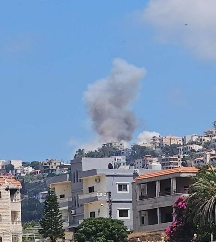 צה"ל תקף מהאוויר את העיר אלמנצורי בדרום לבנון